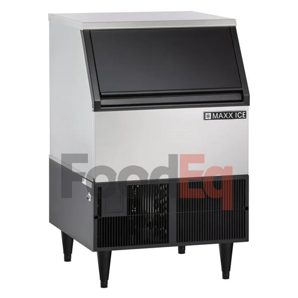 купить льдогенератор со встроенным бункером maxx ice mim250 (118 кг ...