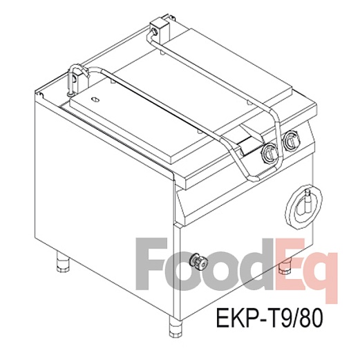 Опрокидывающаяся сковорода Kogast EKP-T9/80 (55943)