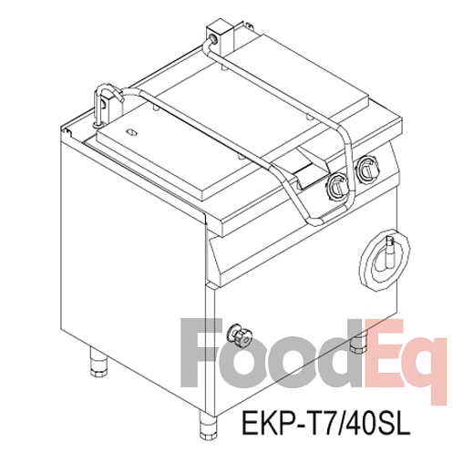 Опрокидывающаяся сковорода Kogast EKP-T7/40SL (55878)