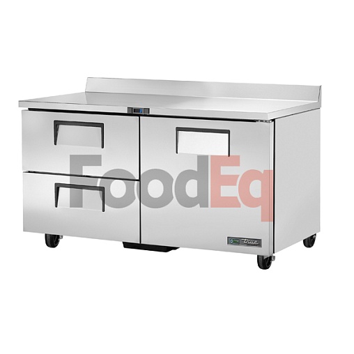 Среднетемпературный шкаф с рабочей поверхностью True TWT-60D-2-HC