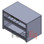 Тепловая витрина Скайтек 18.1 (бургершут)